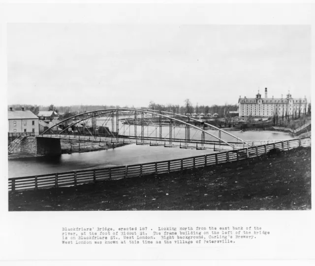 Black and White Photo of Blackfriars bridge