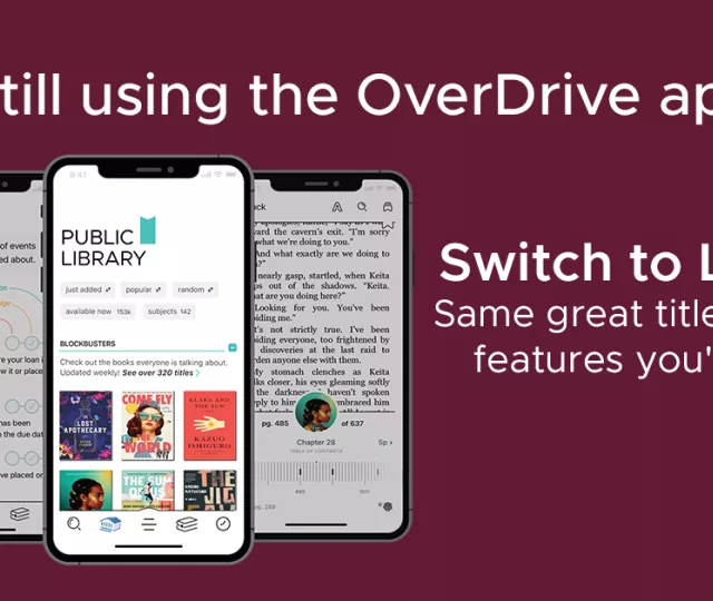 Still using the OverDrive app? Switch to Libby! Same great titles and new features you'll love.