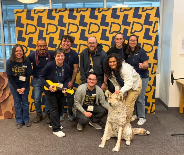 Family Literacy Day librarians