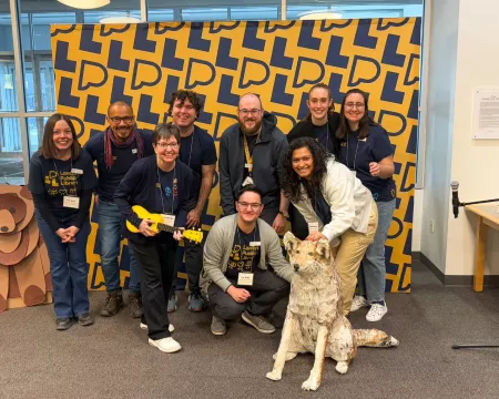 Family Literacy Day librarians