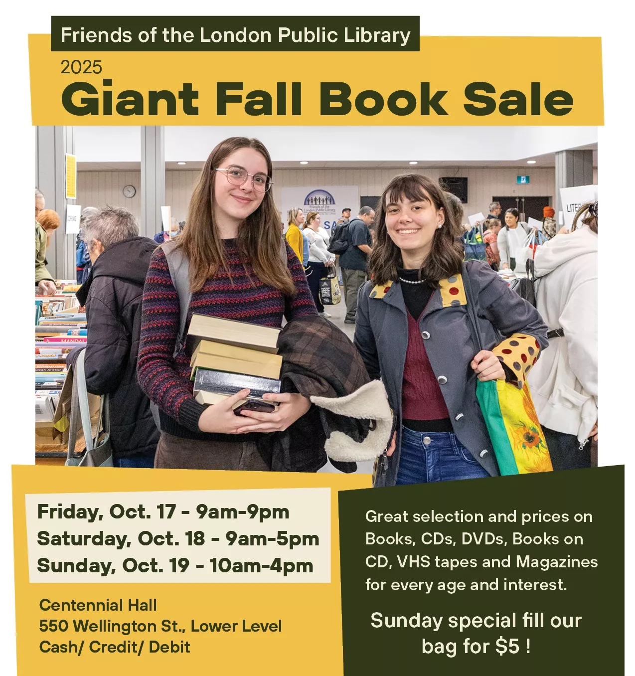 Book Sale Poster 2025